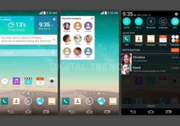 lg g3 screenshots leak suggests flatter user interface