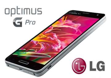 lg launches its optimus g pro in india