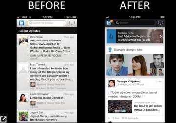 linkedin launches redesigned ios android apps with a focus on the news stream