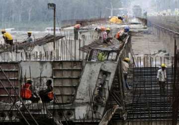 may infrastructure output growth slows to 2.3