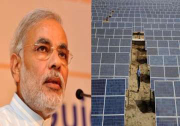 modi inaugurates india s largest solar power plant in madhya pradesh