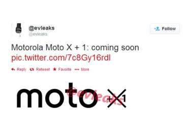 motorola moto x 1 branding appears in twitter leak