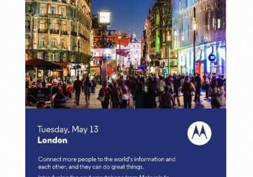 motorola to launch phone priced for all on may 13