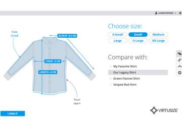 new app helps online shoppers check if clothes fit