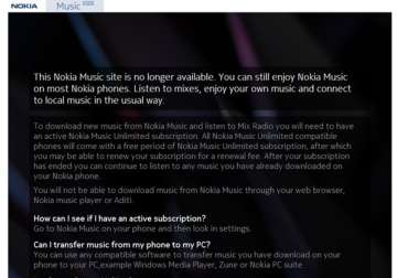 nokia closes india online music store