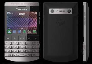 rim launches blackberry porsche p 9981 at rs 1.4 lakh