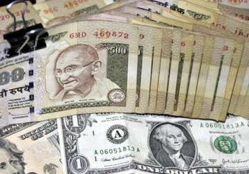 rupee eases against dollar still up 12 paise