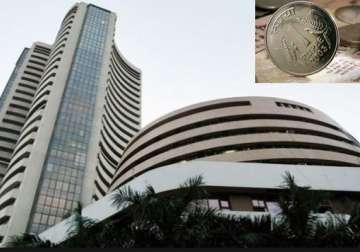 rupee sinks below 60 mark gold falls below 27k sensex down