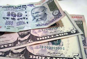 rupee hits all time low of 54.85 per dollar