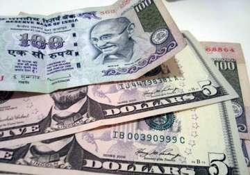 rupee erases initial gains down 4 paise against us dollar