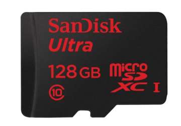 sandisk introduces 128gb microsd card that can hold 24 hours of hd video