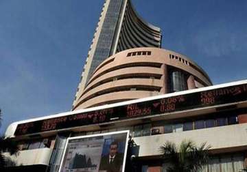 sensex rises 40 points to end at two week high