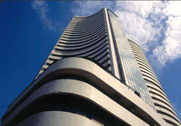 sensex trades flat during pre noon session