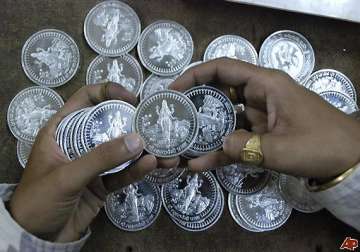 silver falls by rs 400 gold remains flat