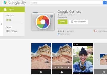 stock android camera app now available on google play