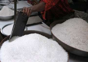 sugar falls on subdued demand