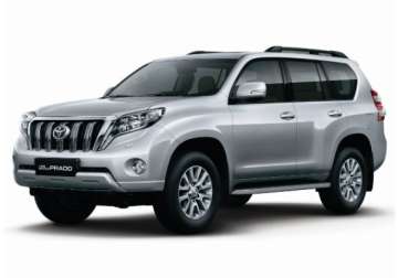 toyota launches updated land cruiser prado at rs 84.87 lakh