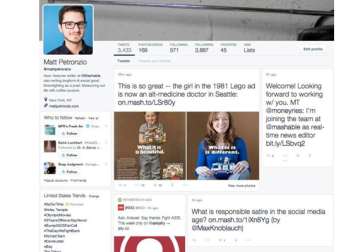 twitter redesigning webpage to give facebook like look