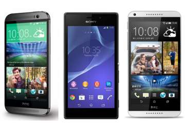 weekly smartphone launches htc one m8 sony xperia m2 dual htc desire 210 htc desire 816