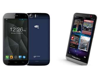 weekly smartphone launches micromax canvas turbo blackberry z30 october 28