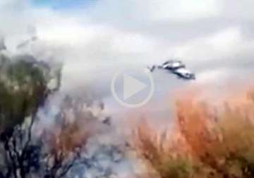 video amateur captures helicopter collision killing french olympians