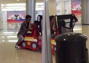 watch video toddler molested by toy car operator at al qasr mall