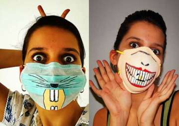 don t forget to wear stylish swine flu mask before stepping out for holi