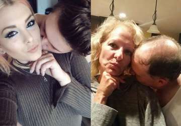 parents imitate daughter and her boyfriend s selfies see pics