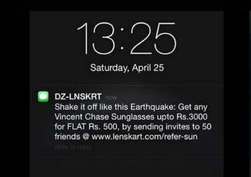 lenskart s jibe on nepal earthquake twitter reaction