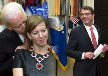 joe biden s spur of the moment act on us def secy s wife what was he thinking