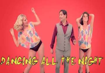 hold your breath this dancing all the night video might give your guts a pain