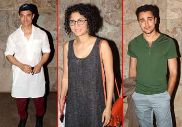 aamir imran kiran rao spotted at the screening of the star trek into darkness view pics