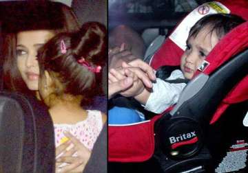 aaradhya bachchan with mom aishwarya at azad rao s birthday bash view pics