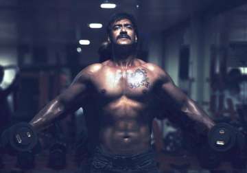 ajay devgn converts vanity van into gym while shooting singham returns