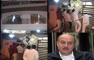 anupam kher s house attacked 11 rpi activists held