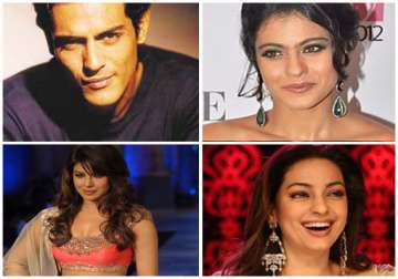 at shah rukh khan s party no priyanka chopra kajol arjun rampal juhi chawla