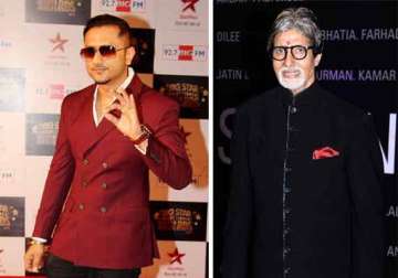bhootnath amitabh bachchan scared off shaking a leg with honey singh view pics
