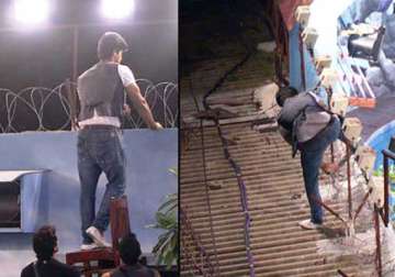 bigg boss 7 kushal tandon escapes from the house view pics