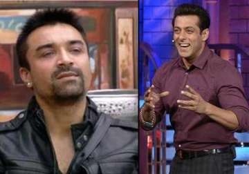 bigg boss 7 salman khan makes fun of ajaz for his failure to woo gauhar view pics