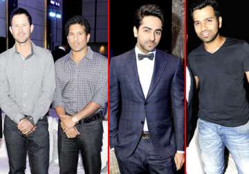bollywood and cricket celebs attend kishor pate s son s engagement view pics
