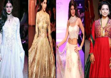 bollywood showstoppers at the lakme fashion week