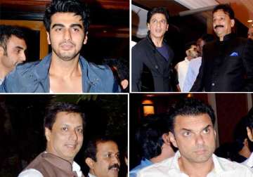 bollywood stars who witnessed salman shah rukh s reunion at iftar party