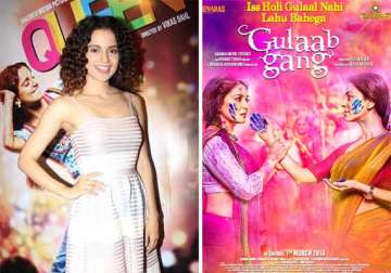 box office report gulaab gang leads ahead of queen and total siyapaa earns rs 5.30 cr in 2 days