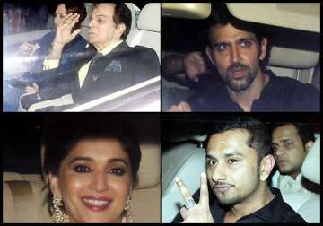 celebs enjoyed srk s eid party after chennai express success at mannat