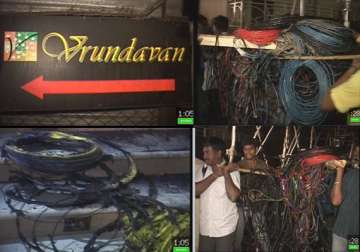 crores worth equipment gutted in vrindavan studio fire