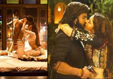 deepika and ranveer share passionate kisses in ram leela view pics