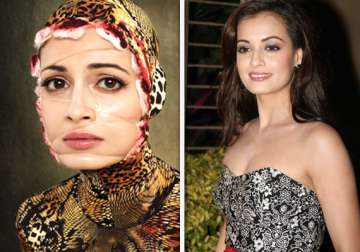 dia mirza dresses as snake for new animal rights campaign