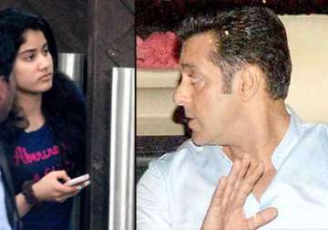 did salman khan visit sridevi s house to offer film to daughter jhanvi view pics