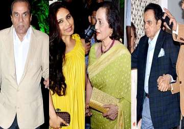 rani mukerji dharmendra attend dilip kumar s 91st b day view pics