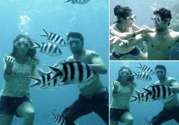 ek villain stars shraddha sidharth spend 7 hours underwater for galliyan song view pics